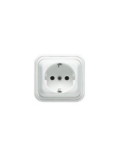 Base de enchufe schuko de superficie1588 de Niessen 2