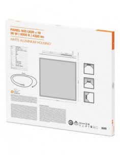 Panel LED empotrable 60x60 4000K de Ledvance 2