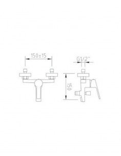 Grifo de bañera C1 99677 de CABEL ONE 2
