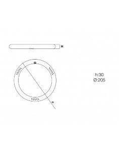 Fluorescente Led circular T9 6500K de Roblan 2